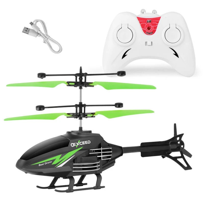 

Mini RC Infrared Induction Aircraft 2CH Gyro Helicopter RC Drone Helicopter Toy Birthday Christmas Gift for Kids