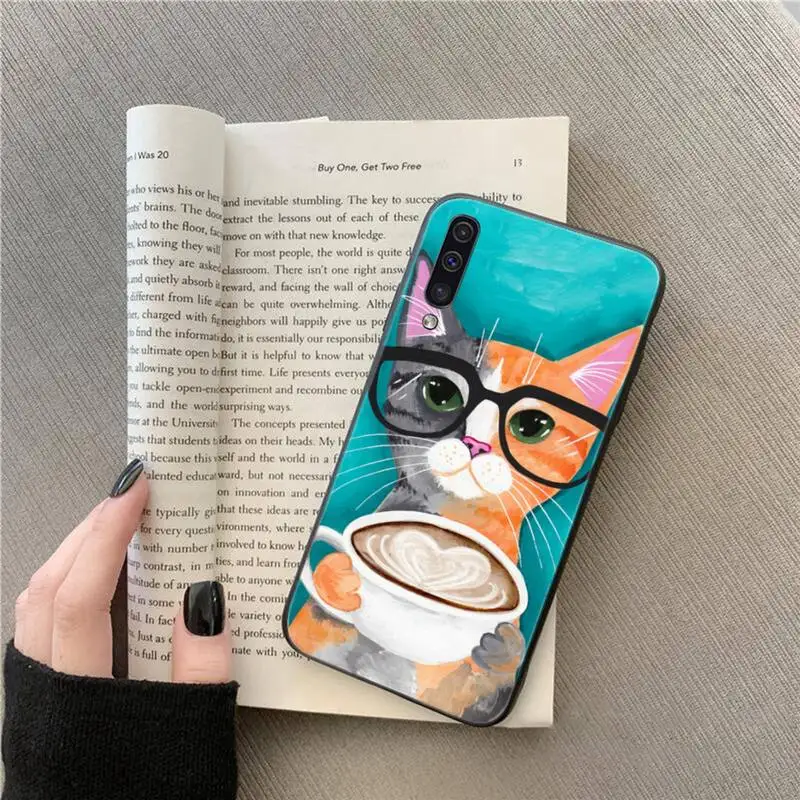 

Latte Acrylic Coffee Bottle Phone Case For Samsung Galaxy M10 20 30 A 40 50 70 71 6S A2 A6 A9 2018 J7 CORE PLUS STAR S10 5G C8