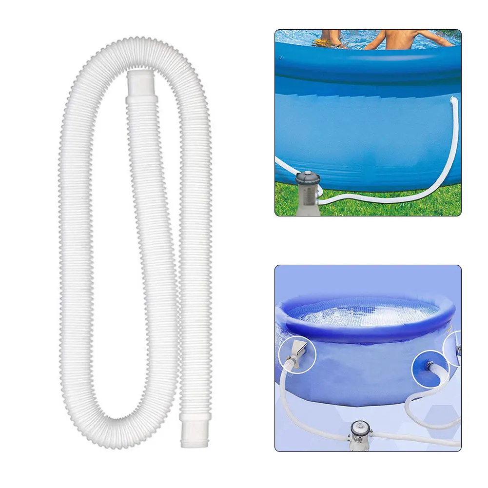 

2PCS Pool Hose 1.25inch Diameter Swimming Pool Replacement Hose Compatiable With INTEX Pump Universal High Temperature Pump Hose