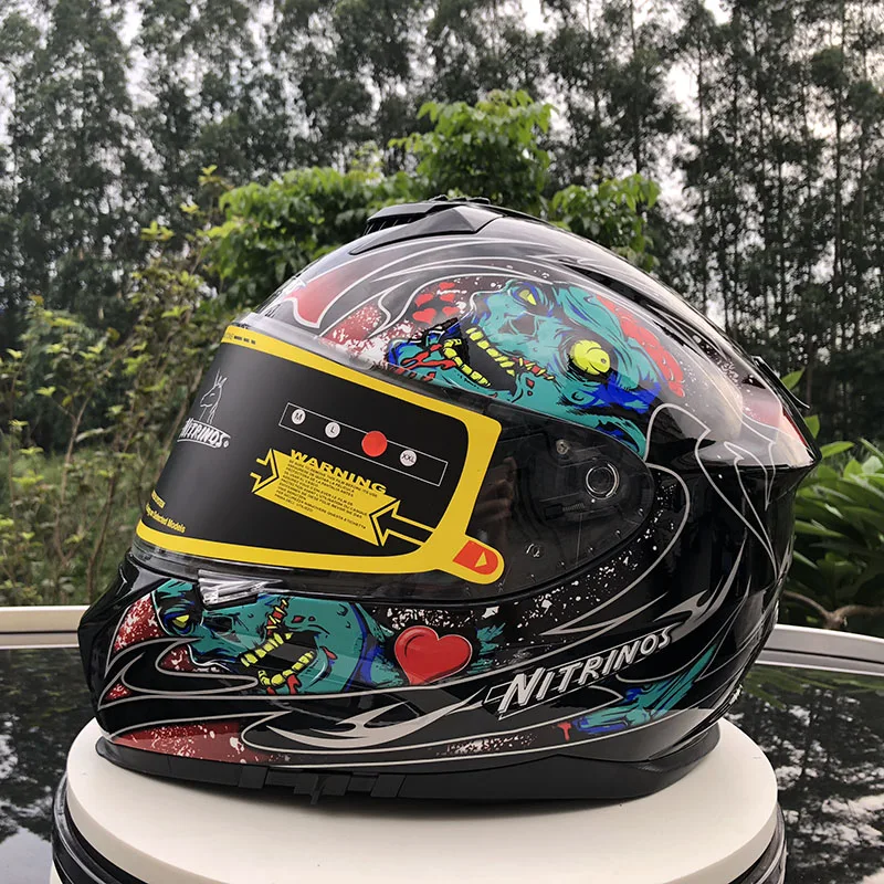 Double Lens Motorcycle Helmet Flip up Modular Motocicleta Casco Motor Bike With Sun visor ECE Approved | Автомобили и мотоциклы