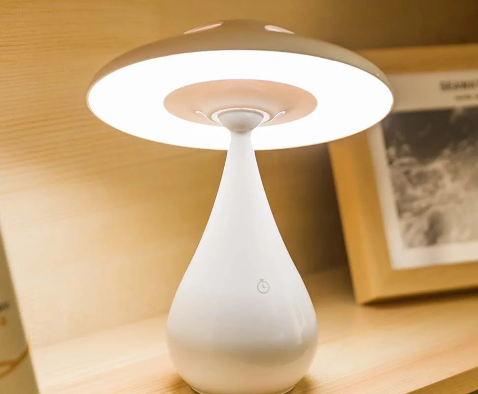 Настольная лампа с функцией очистки воздуха перезаряжаемый диммер в виде грибов