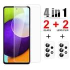 Закаленное стекло 4 в 1 для Samsung Galaxy M32 M 32 6,4 дюйма, защита для экрана, пленка для объектива камеры Samsung M32 SM-M325FVDS A 52, стекло