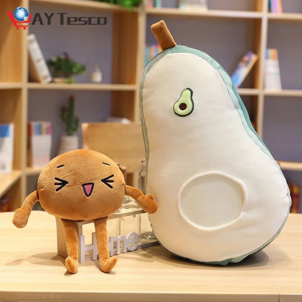 

Avocado Plush Pillow Cushion Vegetables Toys Plush Avocado Fruits Stuffed Cute Dolls Kids for Children Christmas Gift