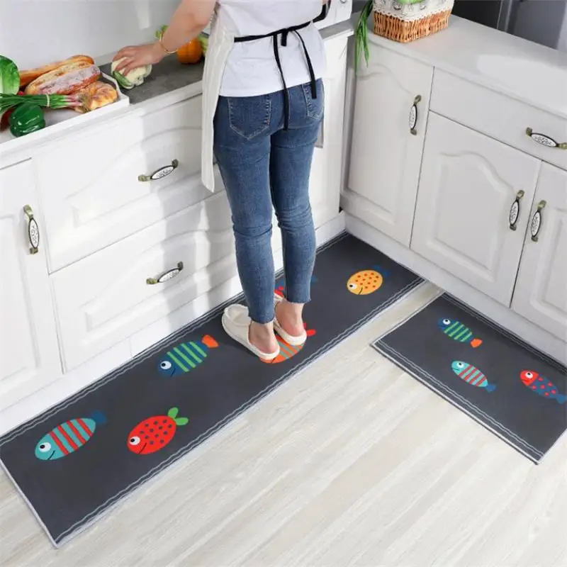 Cartoon Kitchen Carpet Non-Slip Mat Area Rugs Absorbent Living Room Bathroom Bath Entrance Doormat Floor Rug | Дом и сад