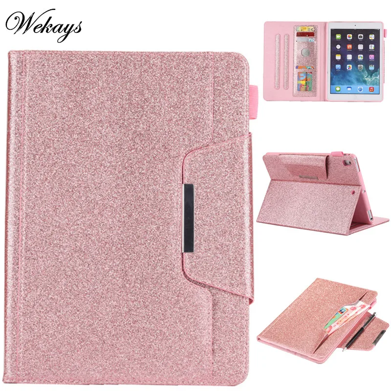 Блестящий кожаный чехол Wekays для Apple Ipad Air 5 блестящий IPad планшета 9 7 дюйма чехлы