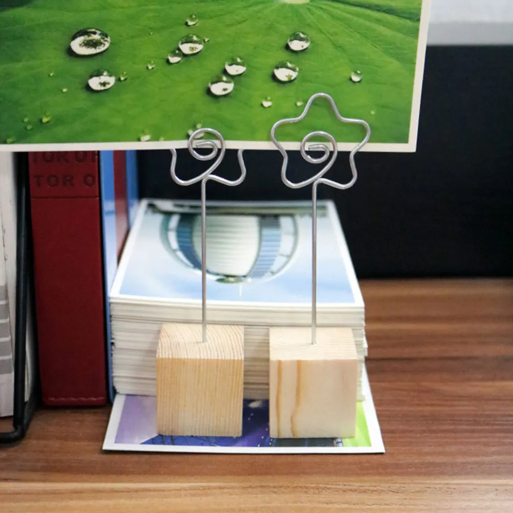 

6pcs Useful Message Note Clips Interesting Desktop Photo Display Clamps
