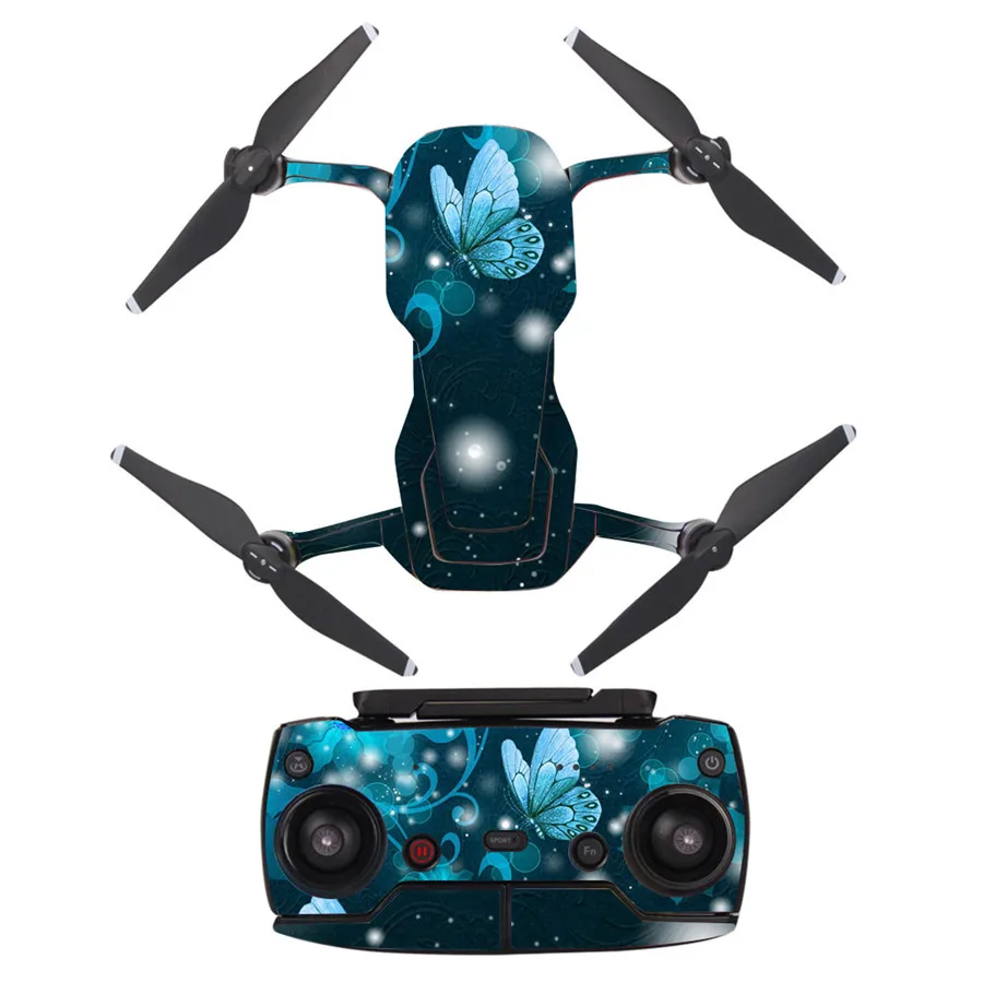 Красивая ПВХ наклейка в виде бабочки для DJI Mavic Air Drone + пульт дистанционного