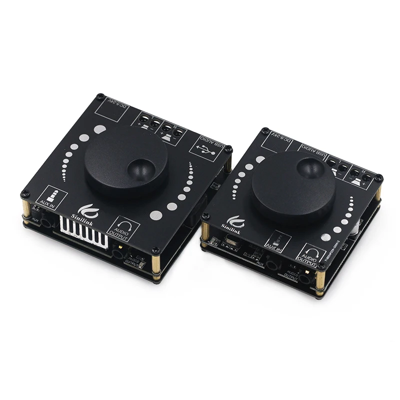 Цифровой усилитель мощности TPA3116D2 50 Вт/20Wx2 Bluetooth 5 0 USB AUX 3 мм | Электронные