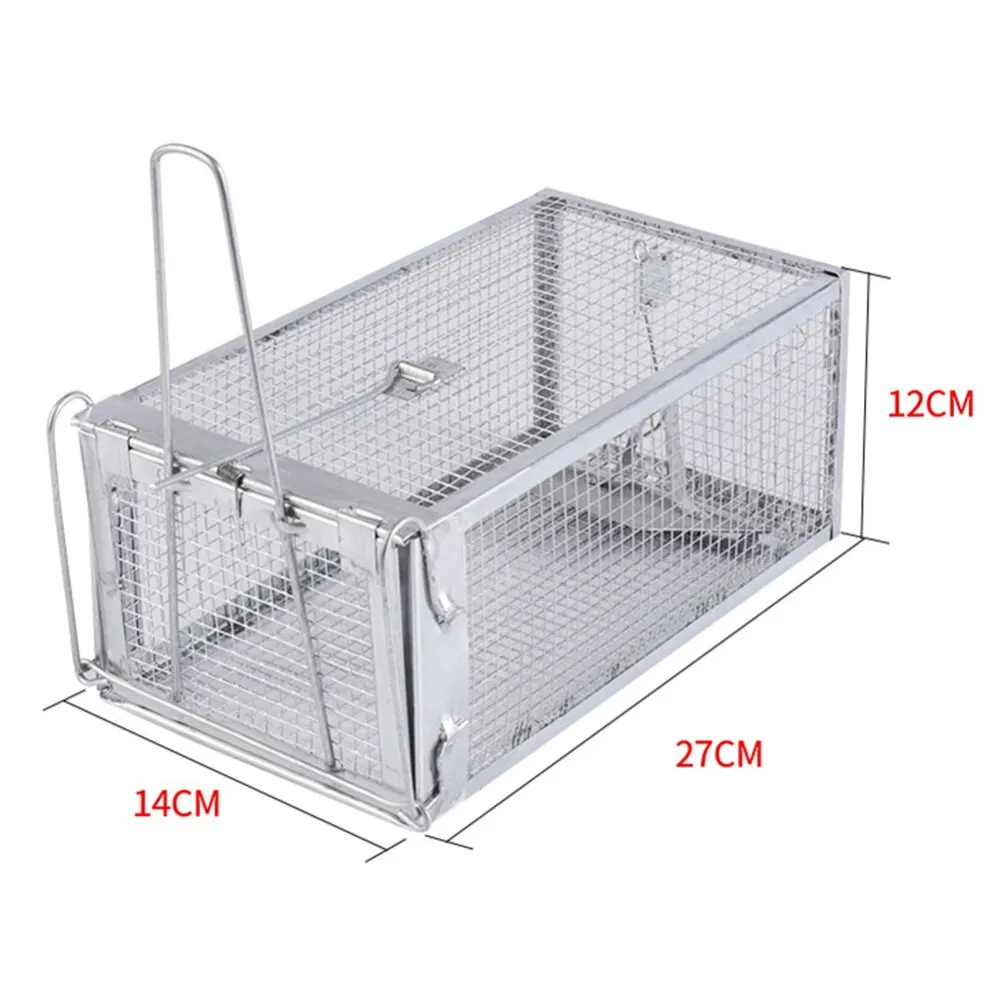 

Reusable Rat Trap Heavy Duty Mouse Pest Animal Mice Hamster Cage Control Bait Rodent Repeller Catch MouseHamster Mouse Trap