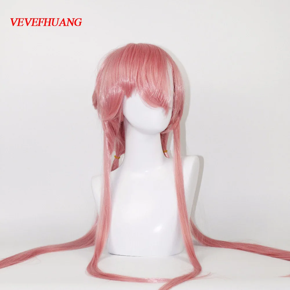 VEVEFHUANG дневник будущего Yuno Gasai длиной 80 см розовый прямой парик для косплея аниме