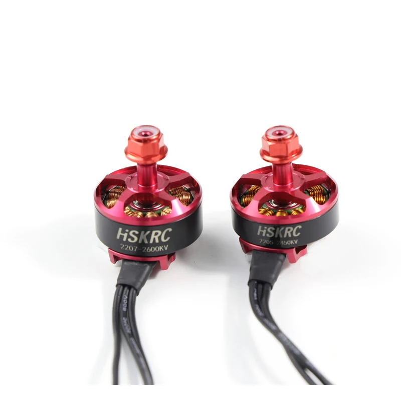 4 шт. HSKRC 2205 2450KV 4S бесщеточный двигатель FPV Для RC Racing Фристайл 5 дюймов дроны Замена