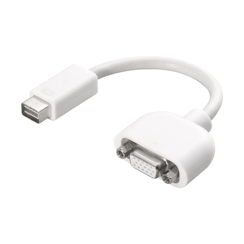 Новинка адаптер Mini DVI VGA переходник папа мама для монитора видеоадаптер Apple MacBook