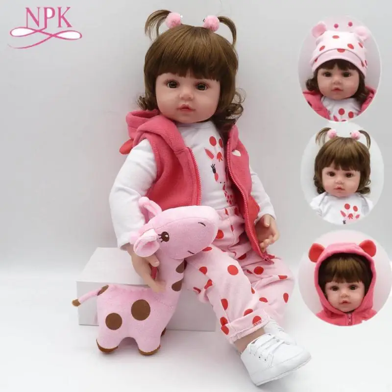 

NPK Soft Silicone Reborn Dolls Bebes Reborn Doll Com Corpo De Silicone Menina Dolls Christmas Gifts Lol Doll Surprice