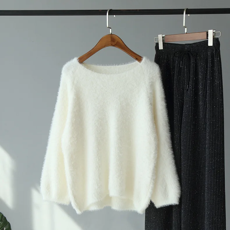 Женский Универсальный Корейский Японский Круглый вырез сплошной цвет норка как