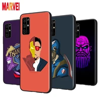 marvel superhero avatar soft tpu cover for huawei honor 8s 8c 8x 8a 8 7s 7a 7c 7 pro prime ru max 2020 2019 black phone case