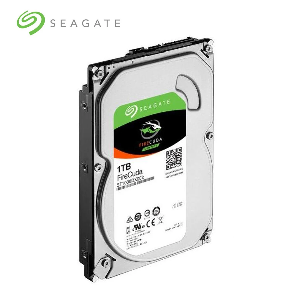 Жесткий диск Seagate 1 ТБ FireCuda Gaming SSHD (твердотельный гибридный диск) 7200 об/мин SATA 6
