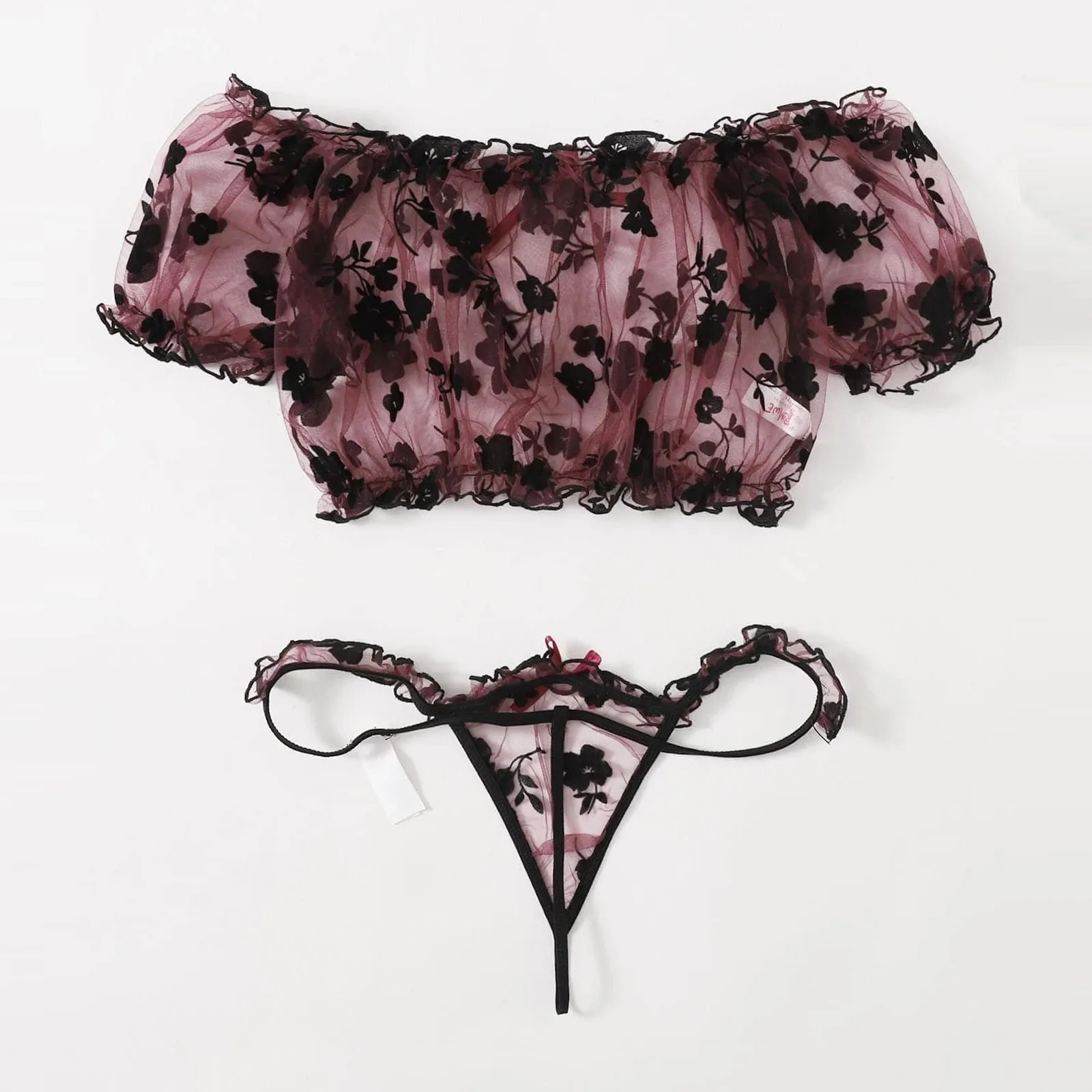Для женщин нижнее белье сексуальное женское стрингженщины стринги с цветочным