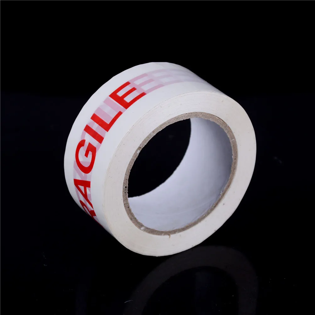Белая и красная БОПП лента с надписью fragile 4 7 см * 85 м практичная для упаковки
