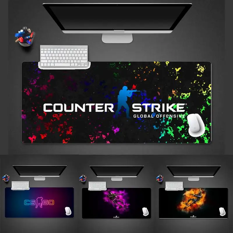 

cs go DIY Design Pattern Game mousepad X XL XXL Non-slip Cushion Thickness 2mm