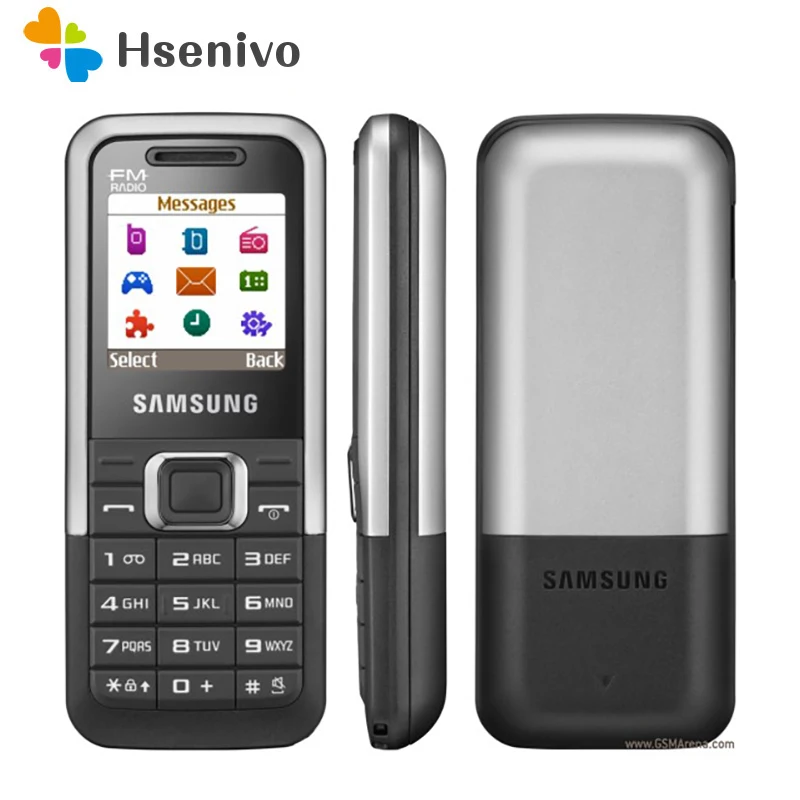 Восстановленный Оригинальный разблокированный сотовый телефон Samsung E1125 1 5 дюйма