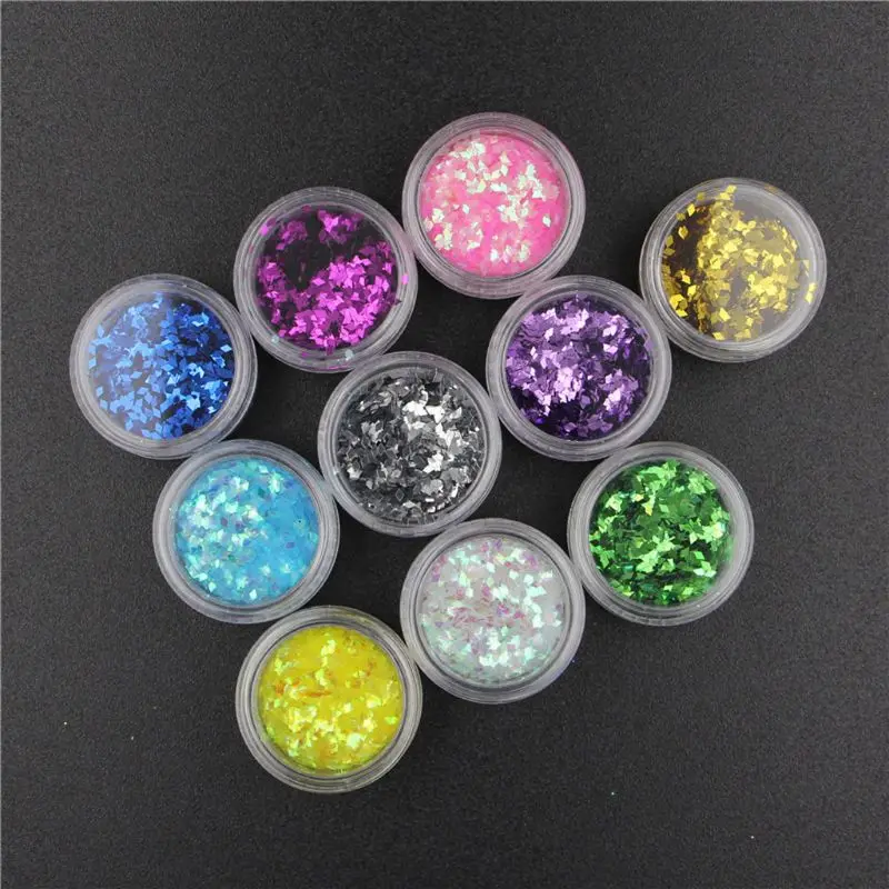 34 Цвета смоляный пигментный слюдяной порошок блестки SEQUINS дизайн ногтей ювелирные изделия изготовление T4MD