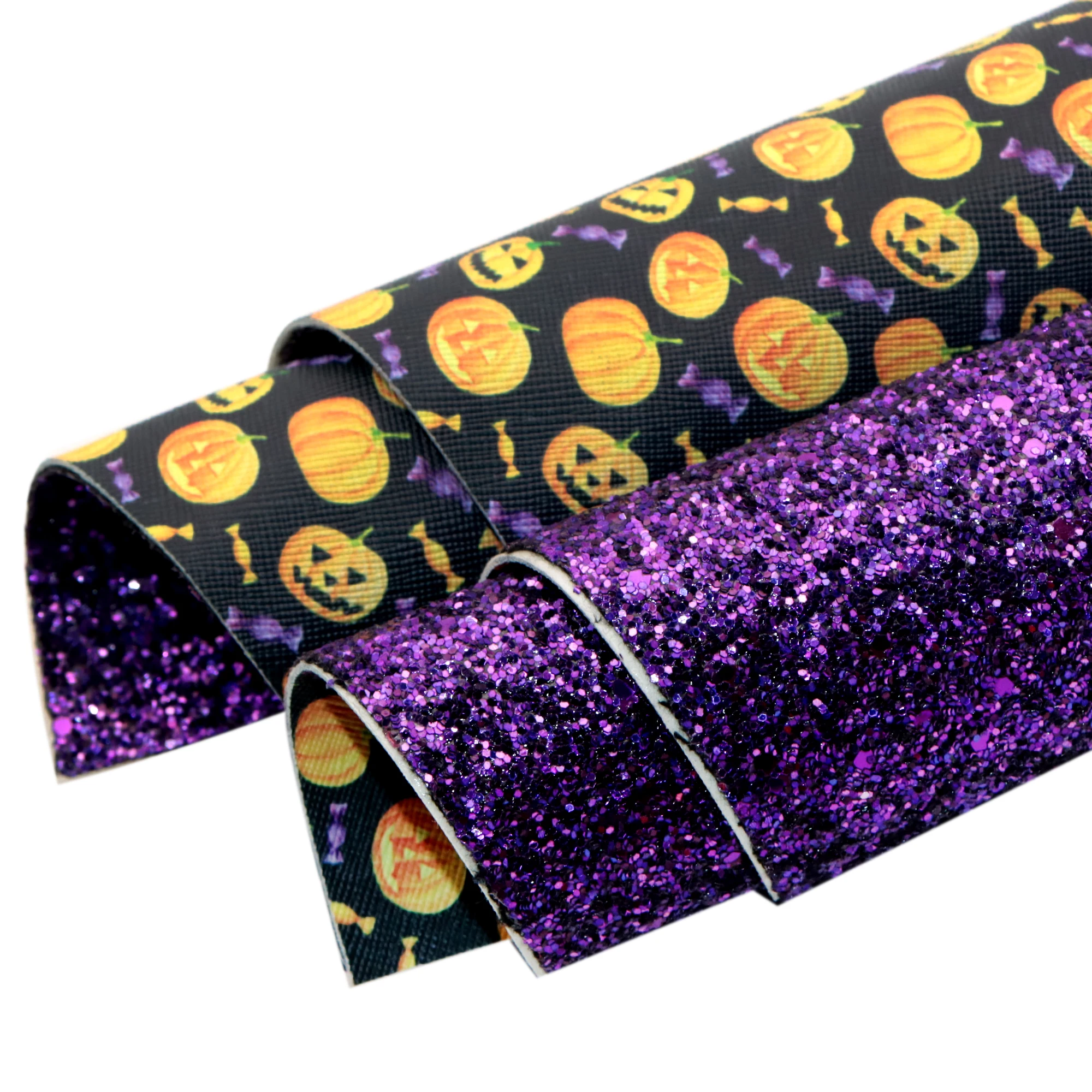 Листы из искусственной кожи с леопардовым принтом для Хэллоуина двусторонняя