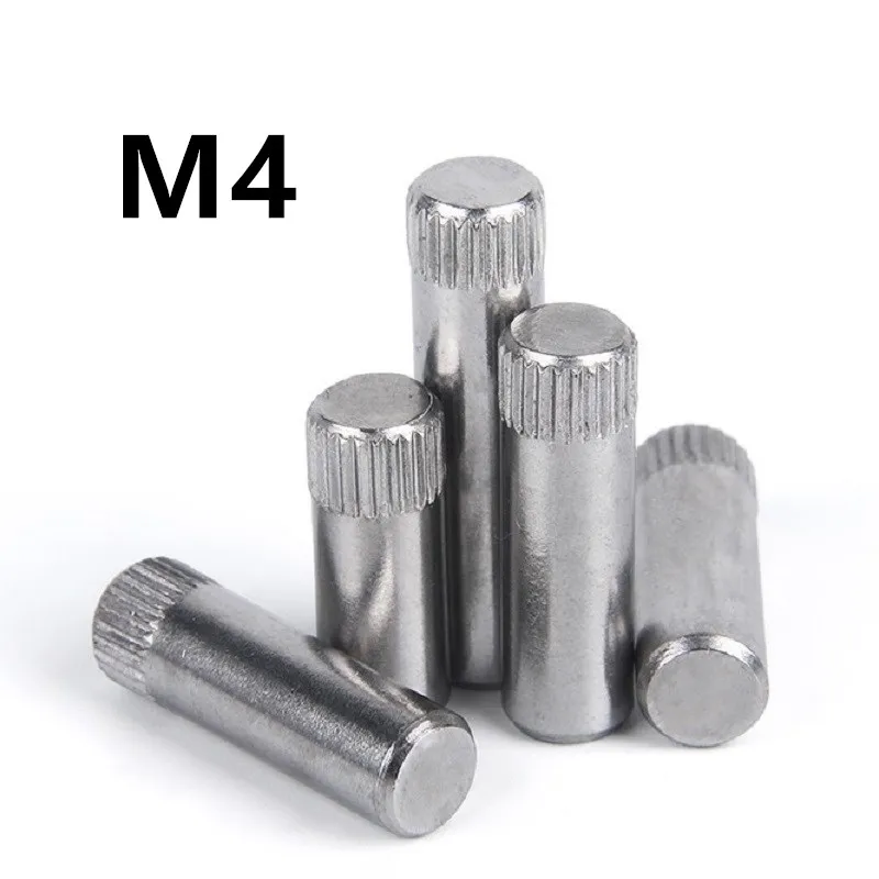 

50PCS M4x8/10/12/14/16/18/20/25/30mm 304 Stainless steel roller pin hinge pin toy city connecting rod lock cylinder locating pin