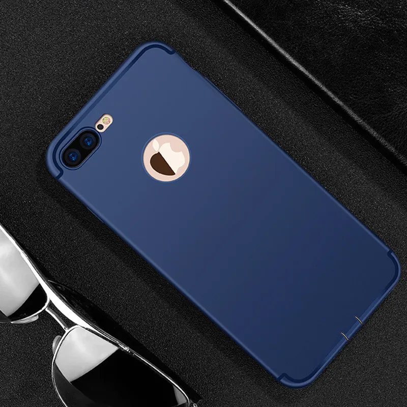Роскошный Ультратонкий Мягкий матовый чехол из ТПУ для iPhone 6 6S 7 8 Plus X XS MAX XR