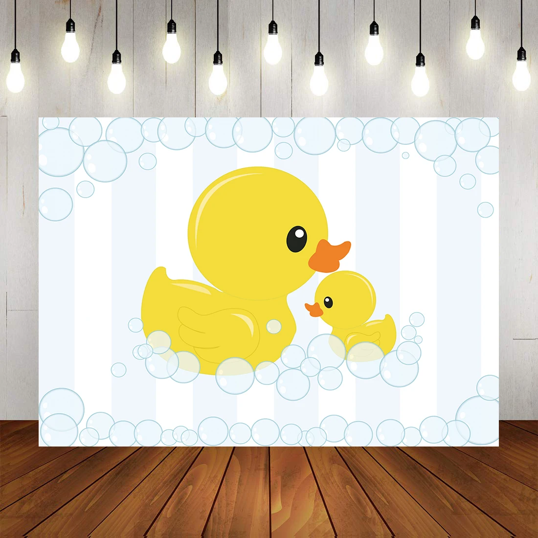 Baby Shower фон для фотосъемки с желтым утенком фотостудии День рождения украшения