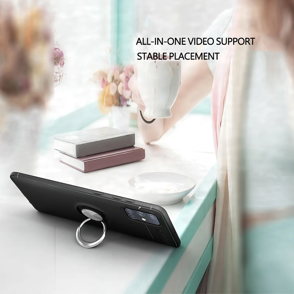 Магнитный держатель для мобильного телефона чехол Samsung Galaxy A01 A51 A71 A10 A10S A20 A30S A40 A50