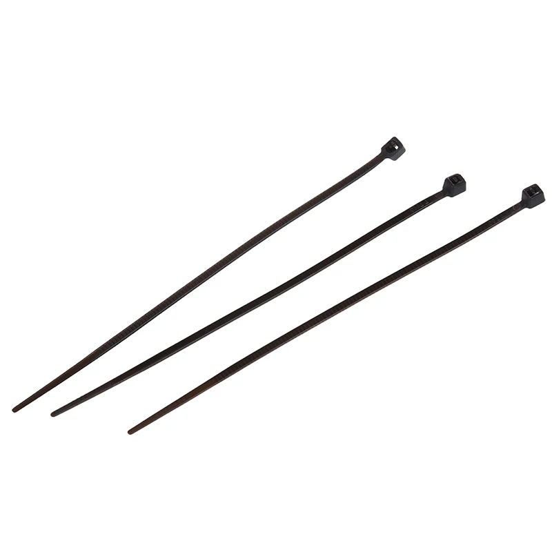 Черная нейлоновая кабельная застежка-молния 1000 шт. крепежная стяжка 95 мм x 2 |