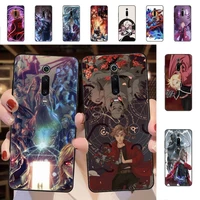 anime fullmetal alchemist phone case for redmi 5 6 7 8 9 a 5plus k20 4x s2 go 6 k30 pro