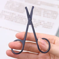 1pc nose hair scissor stainless steel eyebrow nose hair cut manicure facial trimming makeup scissors hair removal tools