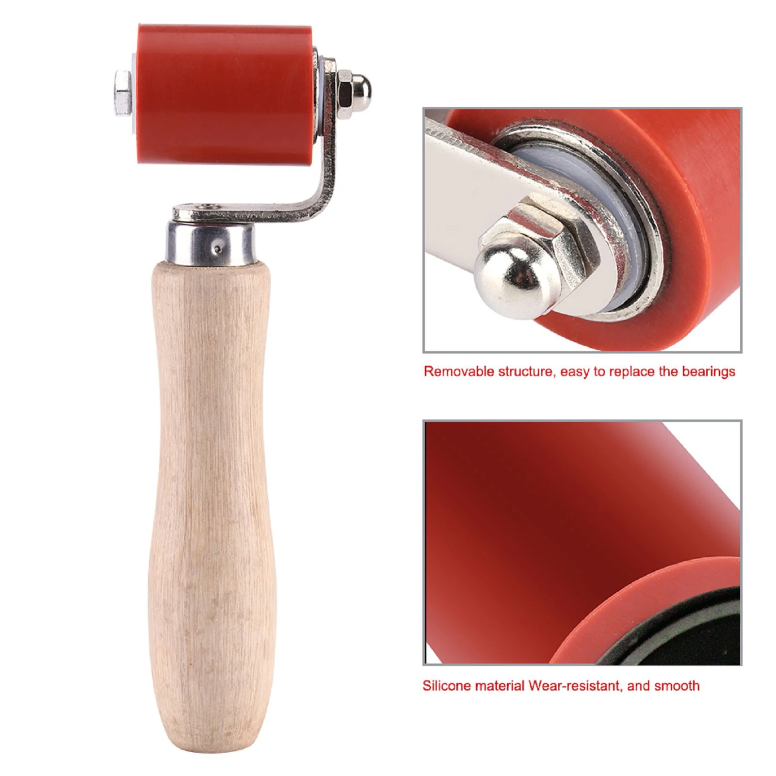 Силиконовый высокотемпературный ролик для кровли 40 мм|Орудия| |