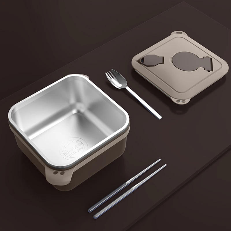 

2021 new Large Capacity 304 Stainless Steel Instant Noodle Bowl Lunch Box With Lid Food Cup Salad Children Japanese Lunch Box