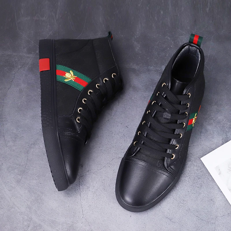 

Canvas Shoes Men Sneakers 2020 Autumn Sneakers Designer Cross Tied Mens High Top Shoes Casual Sneakers Sport Shoes Boys