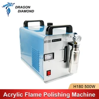 500w h180 acrylic flame polishing machine organic glass polishing machine