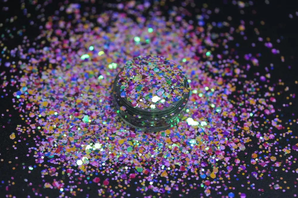 Блестки для ногтей блестящие хлопья ломтики маникюрная сетка квадратные блестки