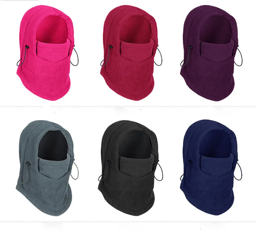 Зимняя унисекс велосипедная шапка флисовая ветрозащитная спортивная Лыжная