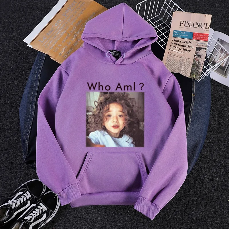 

Hoodie spring and autumn new style letter printed Pullover loose casual commuting couple men and women long sleeve coat