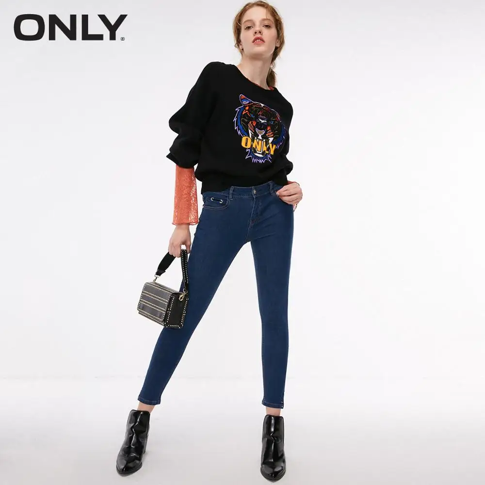 Только женские осенние новые с низкой талией плотно обрезанный джинсы | 118349623