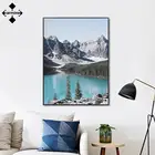 Moraine Lake природа плакаты горная печать Канада фотография картина лес стена искусство холст живопись холст картины Домашний декор