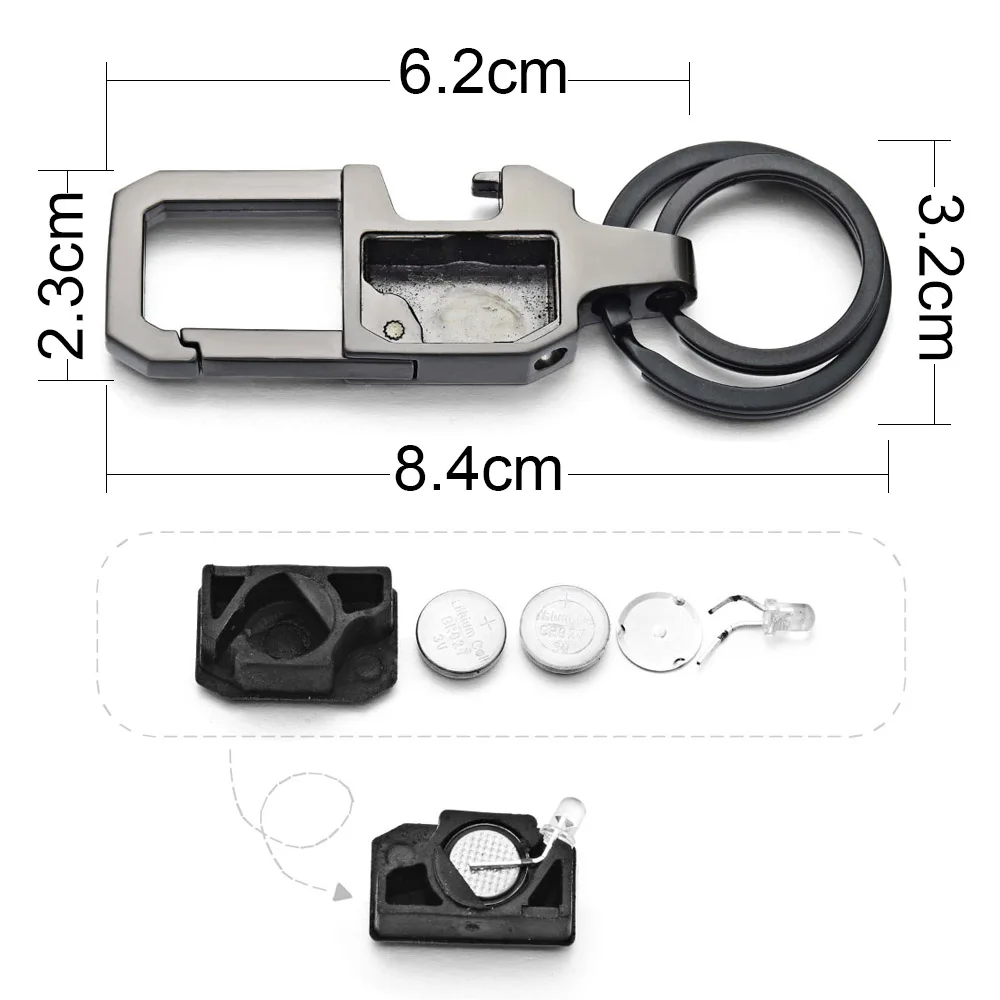 Уникальный заказной брелок со светодиодными лампами атмосферное пиво