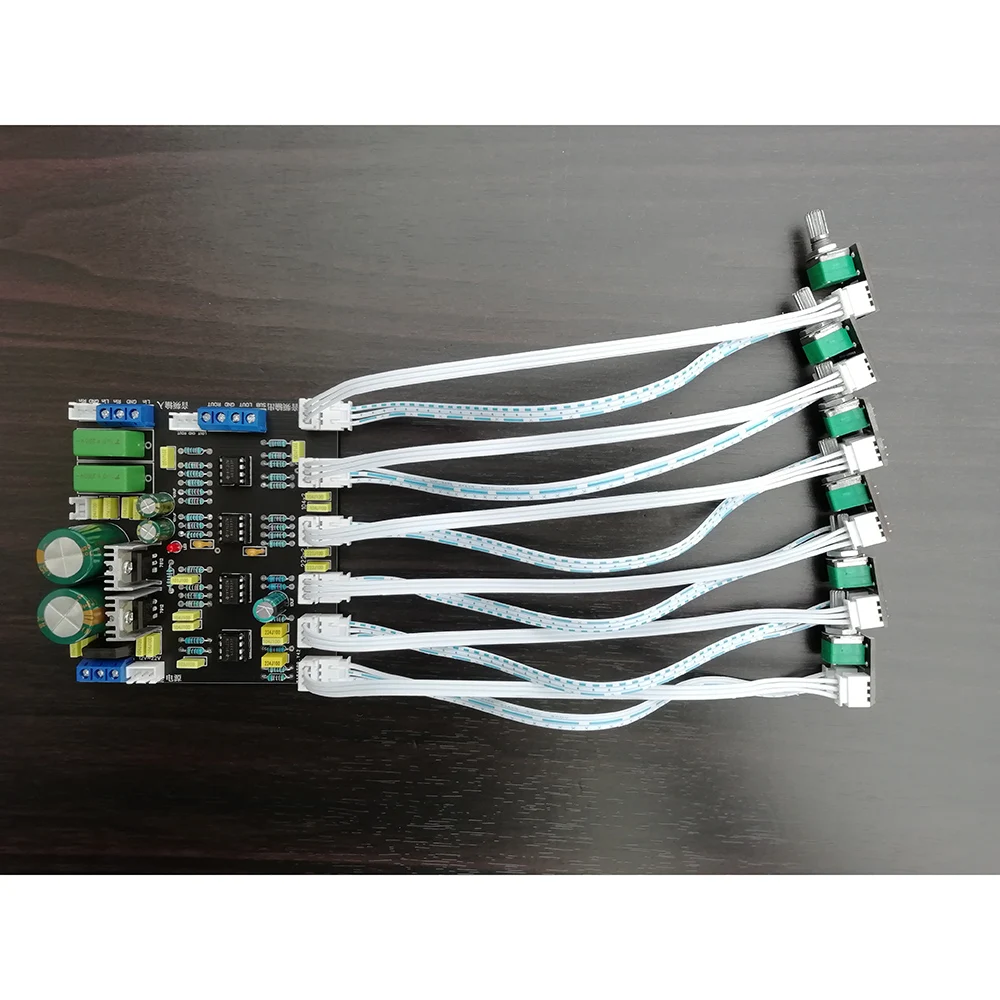 Nvarcher Preamp Tuning Board 2.1 Channels NE5532/OPA2604 Op Tone With Subwoofer Adjustment | Электроника