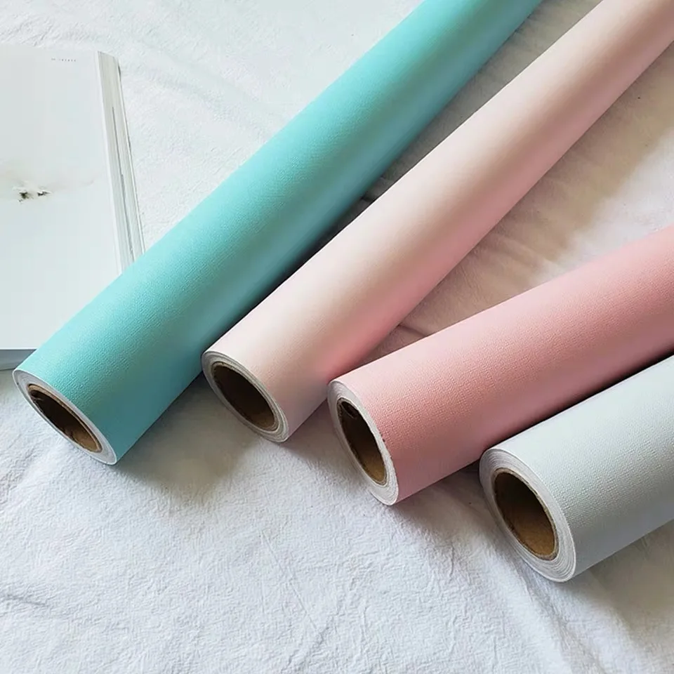 Толстые самоклеящиеся обои синего серого розового цветов для спальни гостиной