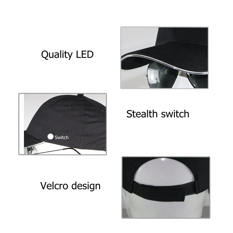 Светодиодный светящаяся бейсболка для мужчин и женщин новая модная клуба