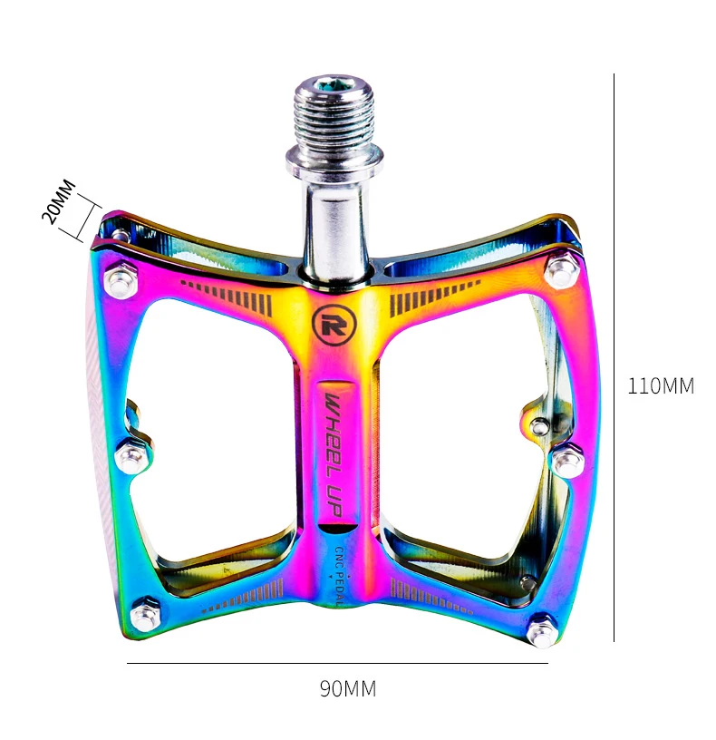Разноцветные велосипедные педали 3 подшипника велосипедная педаль подшипник из
