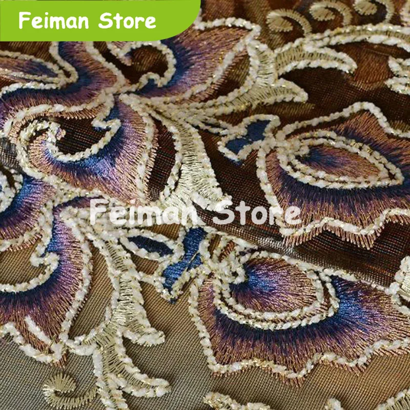 Лучшая Красивая занавеска украшения зеленый синий полис бренд драпировка