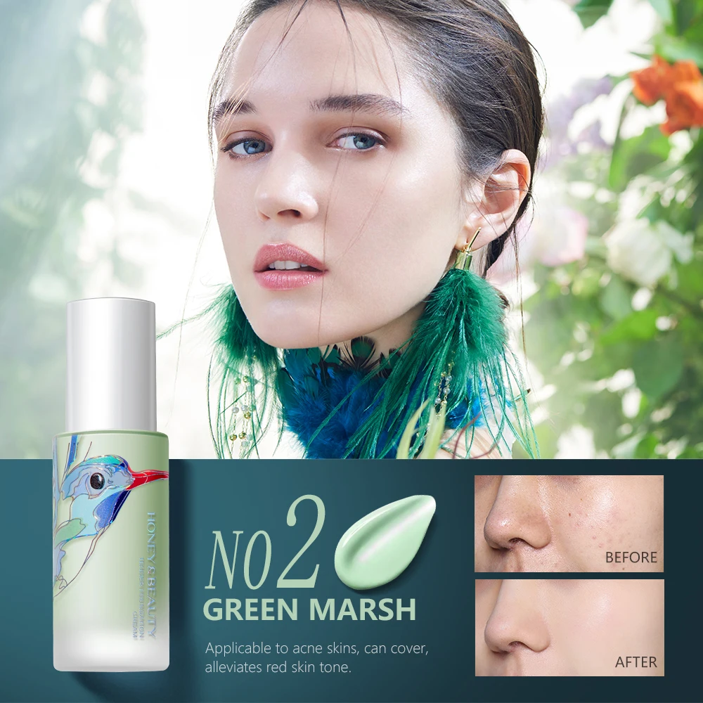 Жидкая основа для макияжа лица водостойкий увлажняющий Праймер консилер с