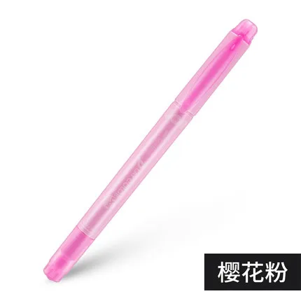 3pcs Cherry powder Япония TOMBOW Dot ручка с двойной головкой, волнистая цветная ручка, милая настольная книга, дневник, креативный хайлайтер, 3/12 цветов, набор, игра в цветной горошек - Цвет: 3pcs Cherry powder